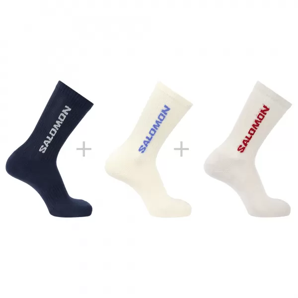  Ponožky SALOMON EVERYDAY CREW 3-PACK LC2911100 SPELLBOUND/VANILLA ICE/LUNAR ROCK 