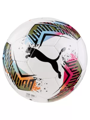 Tréningová lopta PUMA FUTSAL 2 HS 084343-01 BIELA/GRANÁTOVÁ RUŽA/ZAPRÁŠENÁ AKVA