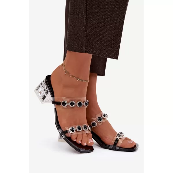  Dámske šľapky D&A MR1037-02 BLACK 