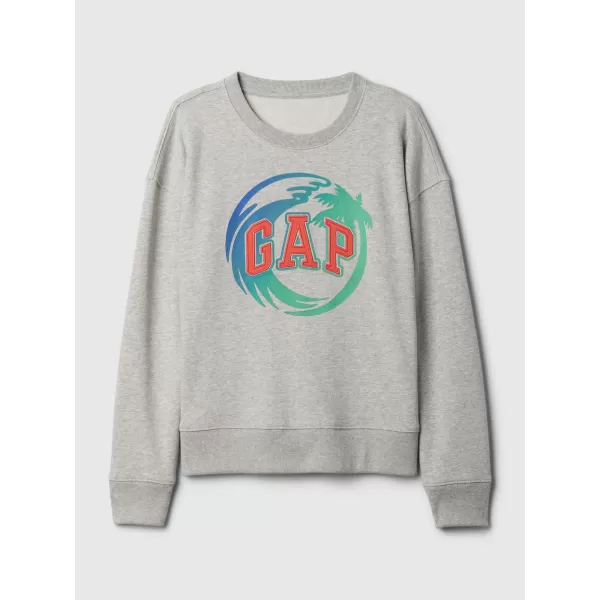  Detská mikina GAP LOGO SWEATSHIRT 406762-00 LIGHT HEATHER GREY 