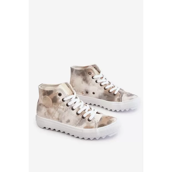  Dámske tenisky BIG STAR LL274047 WHITE/OLIVE Big Star Shoes 