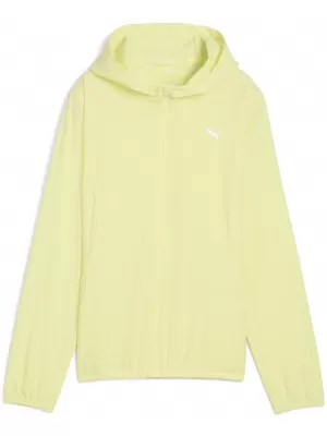 Dámska bunda PUMA RUN VELOCITY WOVEN JACKET W 526584-35 ZLATÝ MESIAC