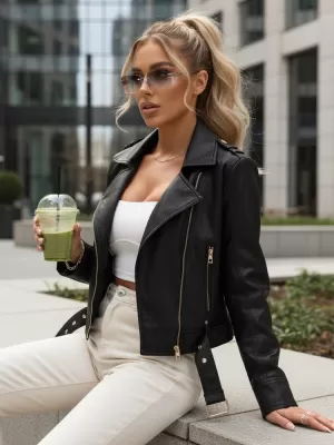 Dámska bunda DSTREET TY5648 ČIERNA