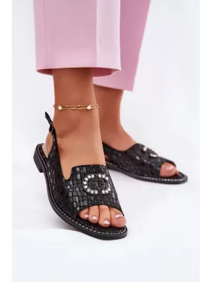 Dámske sandále S.BARSKI KV51-096 BLACK