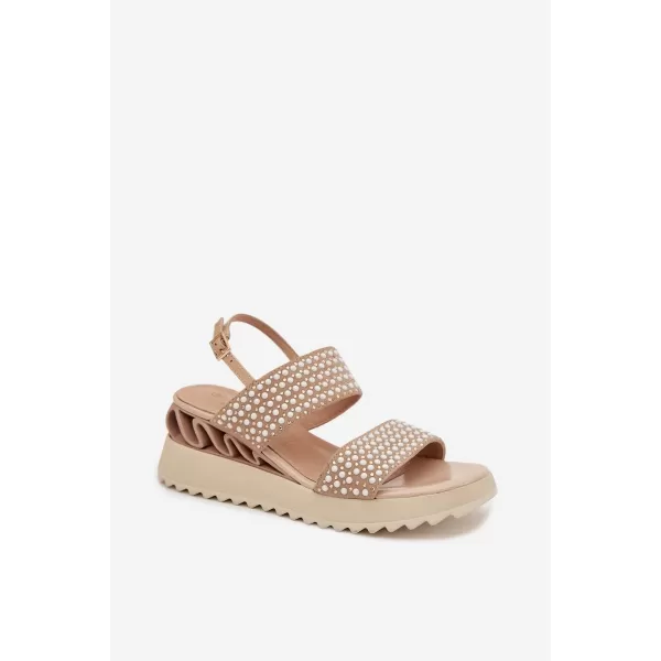  Dámske sandále D&A CR61-3067 BEIGE 