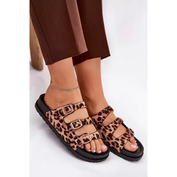  Dámske šľapky BOTO ULIRI 36081 LEOPARD 