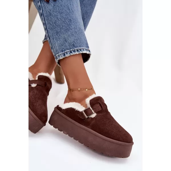  Dámske snehule BOTO JESSINA 40605 MARRON 