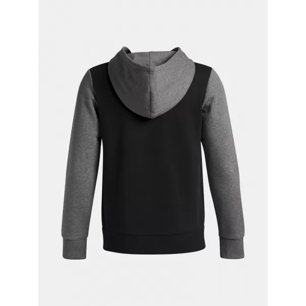  Chlapčenská mikina UNDER ARMOUR UA RIVAL FLC CBLCK GRPHC HD 6004994-001 ČIERNA 