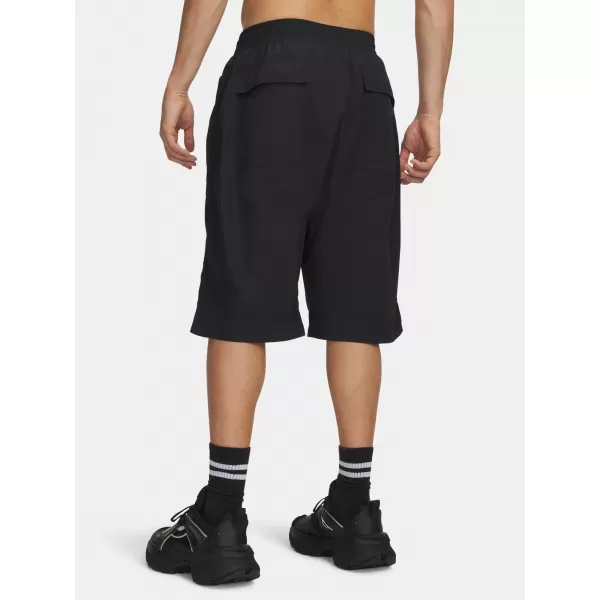  Pánske kraťasy UNDER ARMOUR UA HOOPS WOVEN SHORT 6011096-001 ČIERNA 