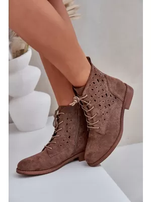 Dámske topánky S.BARSKI HY51-136 COFFEE