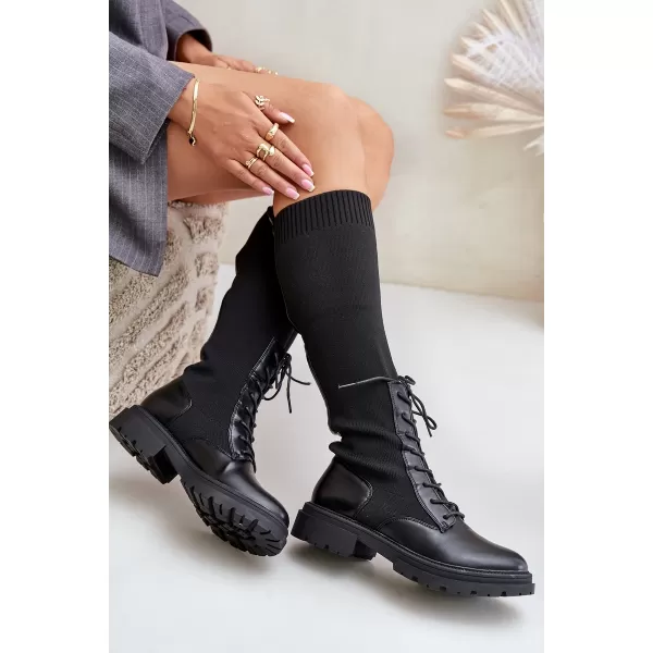  Dámske čižmy BOTO IRANEL 34803 BLACK 