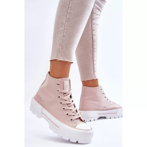  Dámske tenisky BIG STAR LL274157 NUDE Big Star Shoes 