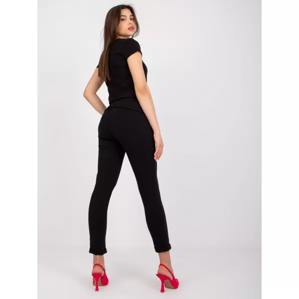  Dámske tepláky BASIC FEEL GOOD RV-DR-3589.09X NOIRE 