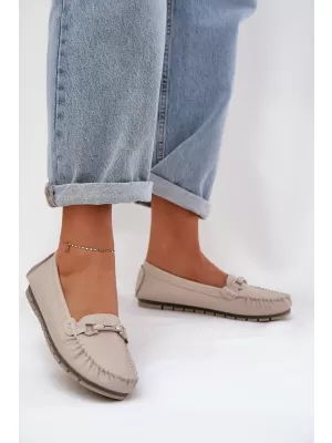 Dámske mokasíny S.BARSKI LR51-547 BEIGE