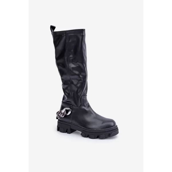  Dámske čižmy BOTO NAURICETTE 35013 BLACK 