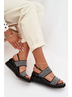 Dámske sandále D&A CR61-3067 BLACK