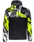 Pánska softshellová bunda premium ALTISPORT VOJ/ALM039JACK01 ČIERNOŽLTÁ