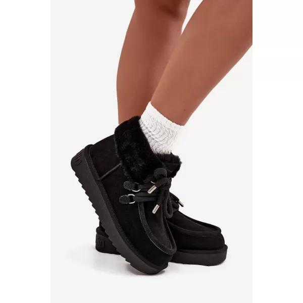  Dámske snehule D.FRANKLIN DFSH375006 BLACK 