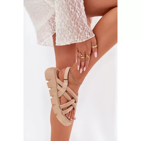  Dámske sandále BOTO FILAMIRA 37360 BEIGE 