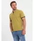 Pánske tričko OMBRE OM-TSCT-0156 OLIVE