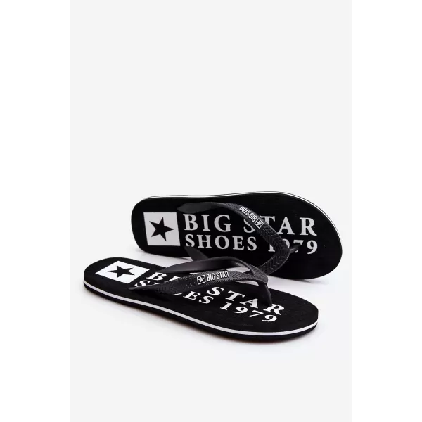  Pánske žabky BIG STAR LL174444 BLACK Big Star Shoes 