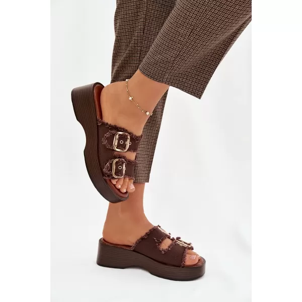  Dámske šľapky BOTO RENELISSE 41325 BROWN 