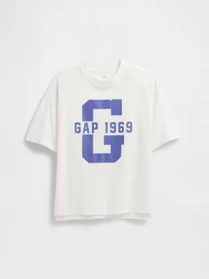 Detské tričko GAP JERSEY LOGO TEE 768091-11 NEW OFF WHITE