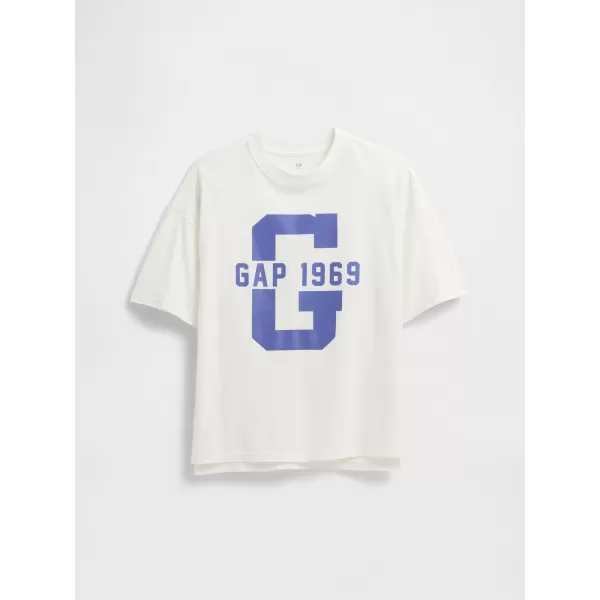  Detské tričko GAP JERSEY LOGO TEE 768091-11 NEW OFF WHITE 