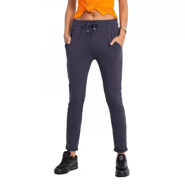  Dámske tepláky BASIC FEEL GOOD RV-DR-3698.05X GRAPHITE 