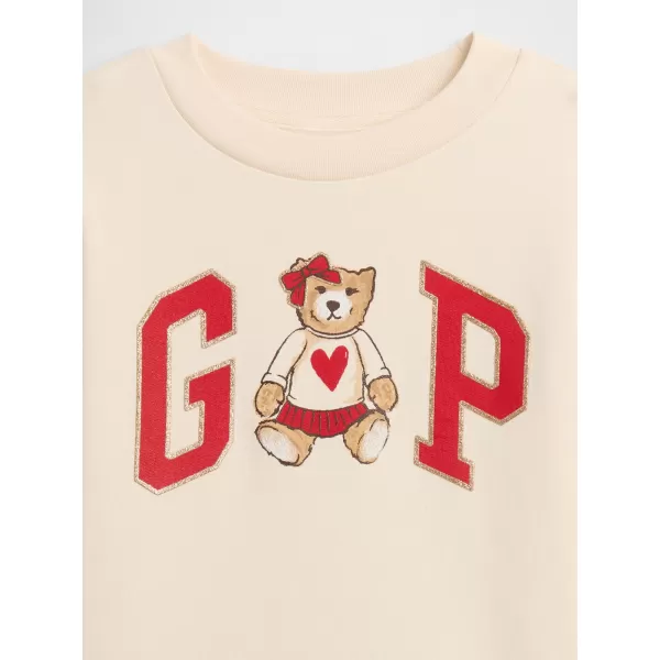  Detská mikina GAP CREW SWEATSHIRT 839149-04 BEAR 