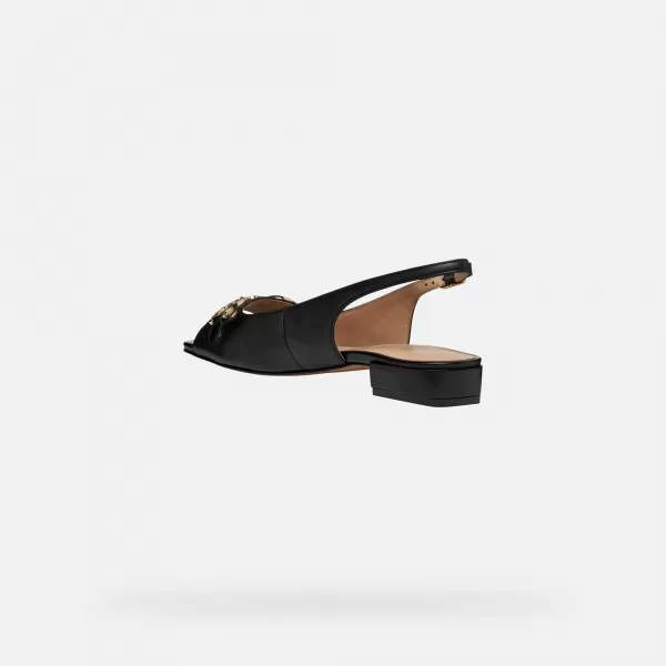  Dámske sandále GEOX NEW ERAKLIA 15 G012993 ČIERNA 