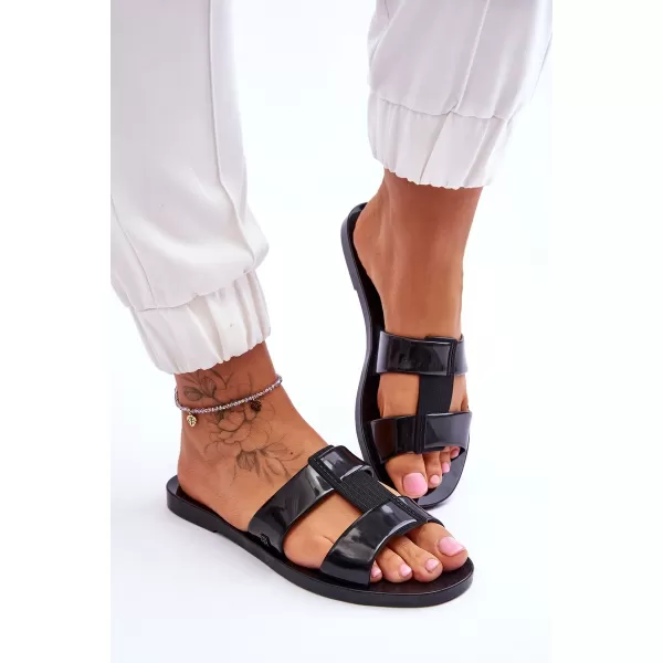  Dámske šľapky ZAXY JJ285263 BLACK 