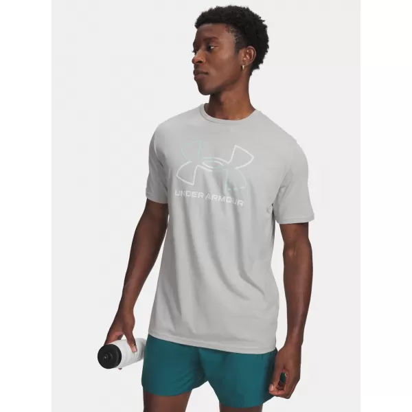  Pánske tričko UNDER ARMOUR UA GL FOUNDATION UPDATE SS 1382915-069 ŠEDÁ 