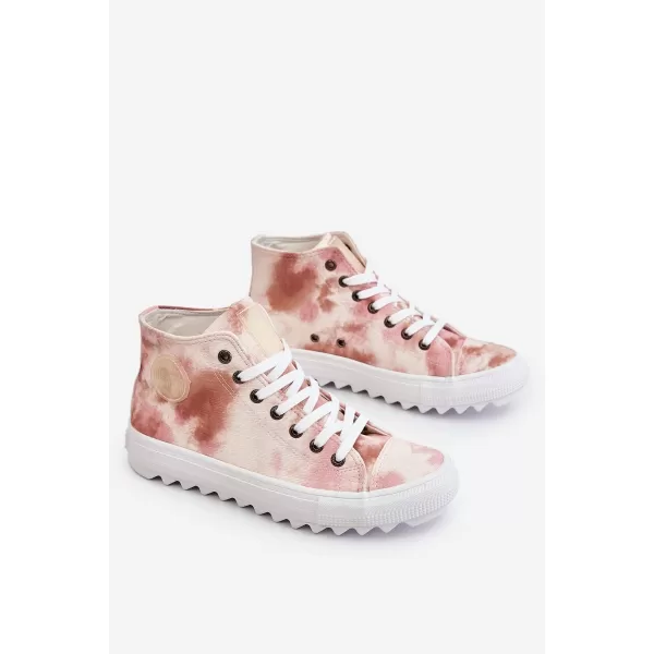 Dámske tenisky BIG STAR LL274048 BEIGE/NUDE Big Star Shoes 