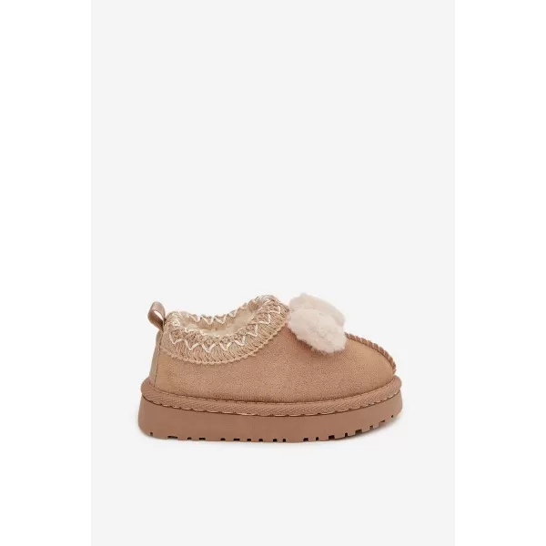  Detské snehule BOTO DAVEN 40657 BEIGE 