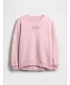 Detská mikina GAP CREW SWEATSHIRT 847142-01 PURE PINK