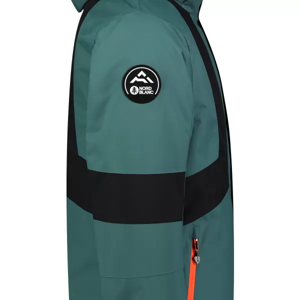  Pánska lyžiarska bunda NORDBLANC WILDLIFE NBWJM8295 ZELENÁ 