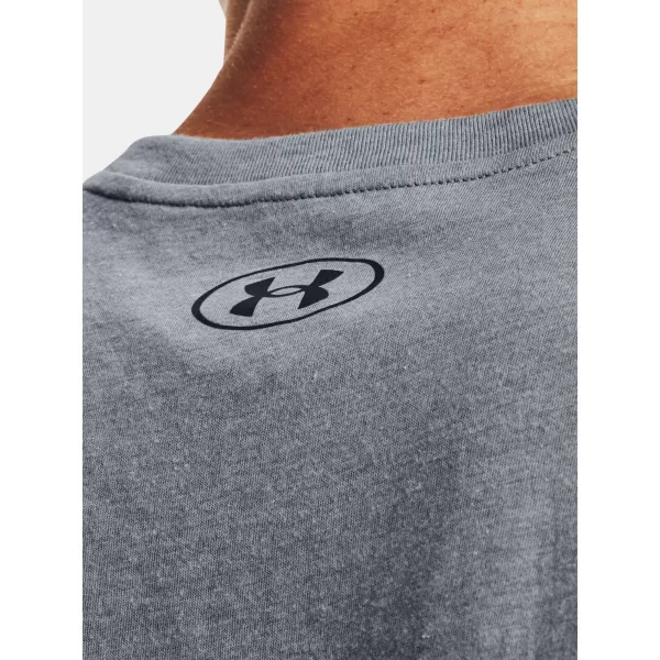  Pánske tielko UNDER ARMOUR LEFT CHEST CUT OFF TANK 1329286-035 ŠEDÁ 