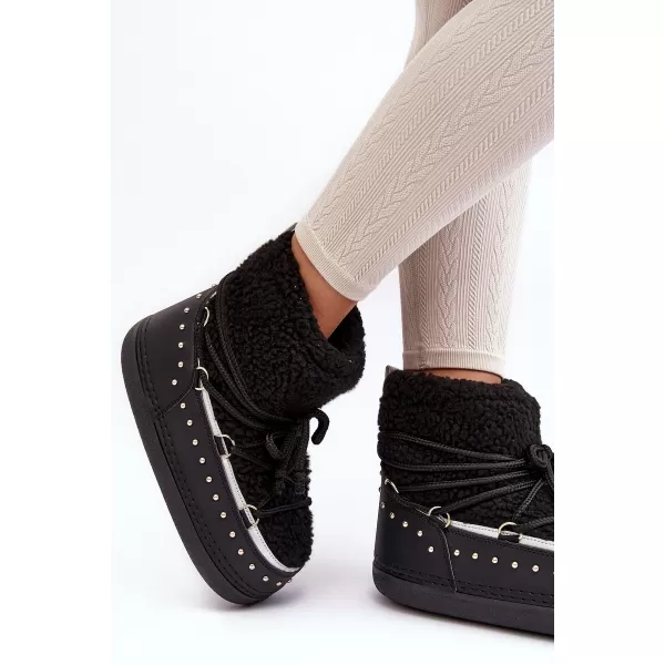  Dámske snehule BOTO ROHES 28131 BLACK 