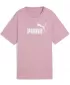 Dámske tričko PUMA ESS NO. 1 LOGO RELAXED TEE 684970-65 PRIPRAVENÁ RUŽOVÁ