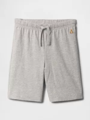Detské kraťasy GAP SHORT 707035-02 LIGHT HEATHER GREY