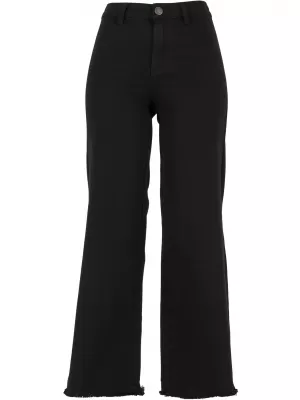 Dámske džínsy URBAN CLASSICS TB7546 ČIERNA