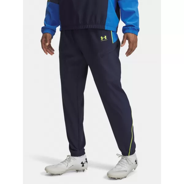  Pánske športové nohavice UNDER ARMOUR M CHALLENGER WARM-UP PN 6004046-403 MODRÁ 