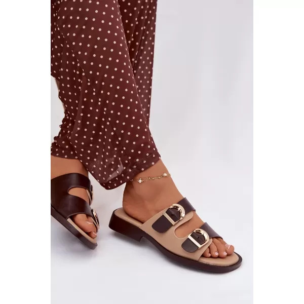  Dámske nazúvaky BOTO DANELLE 41337 COFFEE/BEIGE 
