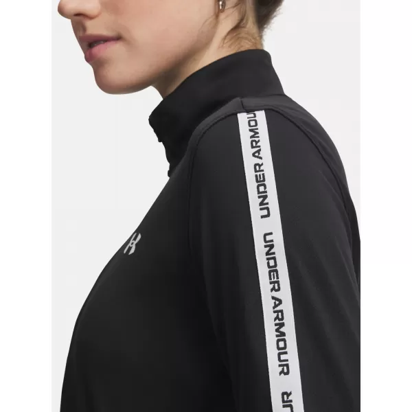  Dámska mikina UNDER ARMOUR UA TECH WM TAPE HALF ZIP 6005100-004 ČIERNA 
