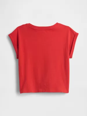 Detské tričko GAP LOGO TEE 778409-00 TOMATO SAUCE
