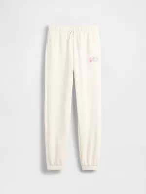 Detské tepláky GAP LOGO SWEATPANTS 843858-01 IVORY FROST
