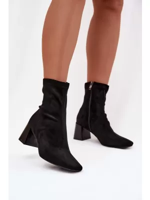 Dámske topánky na podpätku BOTO OLIANNE 40587 BLACK