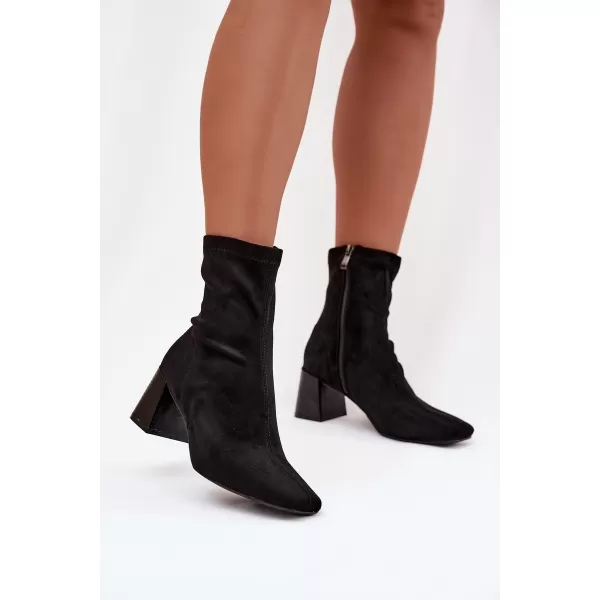  Dámske topánky na podpätku BOTO OLIANNE 40587 BLACK 
