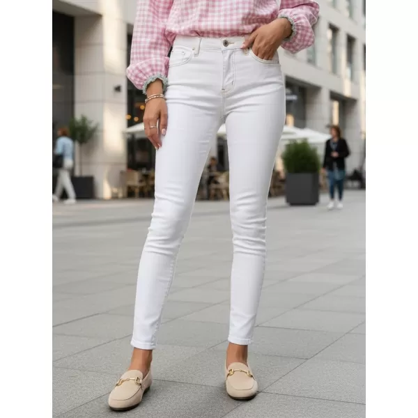  Dámske nohavice DSTREET UY2863 BIELA 